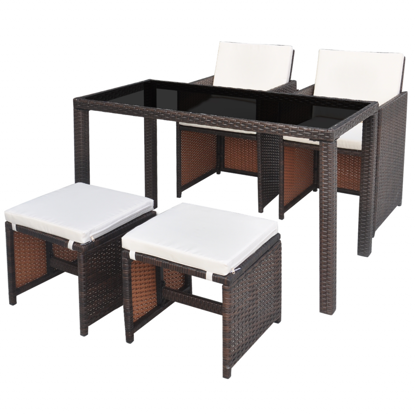 Picture of Outdoor Dining Set - Brown