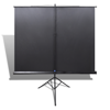 Picture of 111" 1:1 Portable Manual Projection Screen / Height Adjustable Tripod Stand
