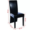 Picture of Kitchen Dining Chairs - Black