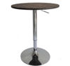 Picture of 24" Modern Adjustable Bar Table Stand Bistro Bar - Rattan Wicker