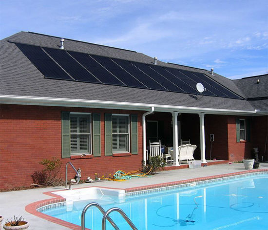 Picture of 24"x10' Solar Energy Swimming Pool Sun Heater Panel Above Ground