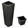 Picture of Outdoor Flower Pots - 3 pc Black