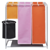 Picture of 3-Section Laundry Sorter Hamper with a Washing Bin