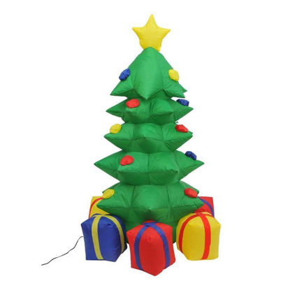 Picture of Outdoor 4' Inflatable LED Lit Christmas Tree Decor