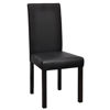 Picture of 4 x Dining chairs black leather