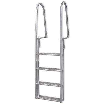 Picture of Aluminum Frame Dock and Pool Ladder with Non-Slip Steps