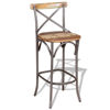 Picture of Bar Chair Solid Reclaimed Wood 17.7"x17.7"x43.3"