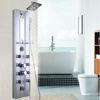 Picture of Bathroom Aluminum Shower Panel Thermostatic Tower with 10 Massage Jets 46"