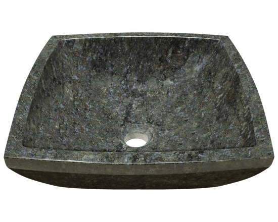 Picture of Bathroom Granite Vessel Sink - Butterfly Blue