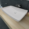 Picture of Bathroom Luxury Ceramic Basin Rectangular Sink 28" x 15" - White