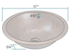 Picture of Bathroom Sink Single Bowl - Bronze