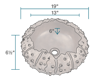 Picture of Bathroom Sink Single Bowl Vessel - Bronze