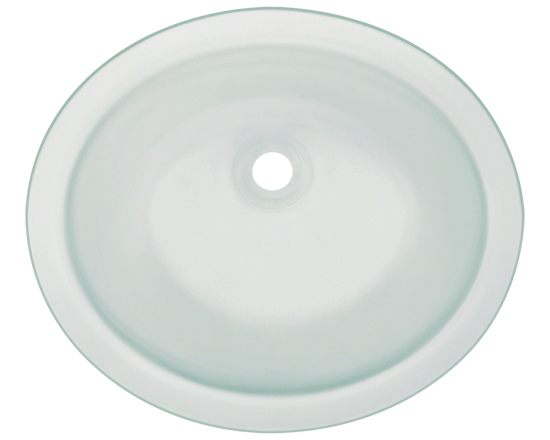 Picture of Bathroom Sink Undermount Glass - Frosted Surface
