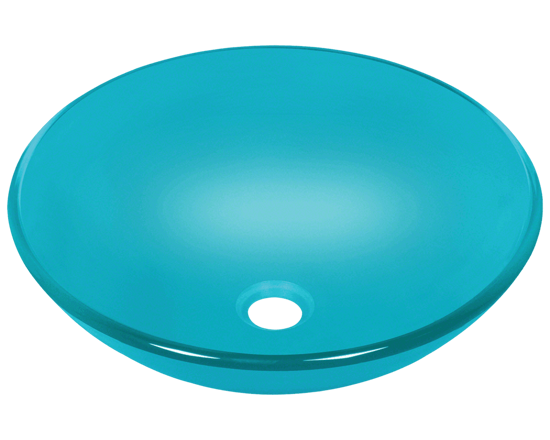 Picture of Bathroom Vessel Sink - Colored Glass