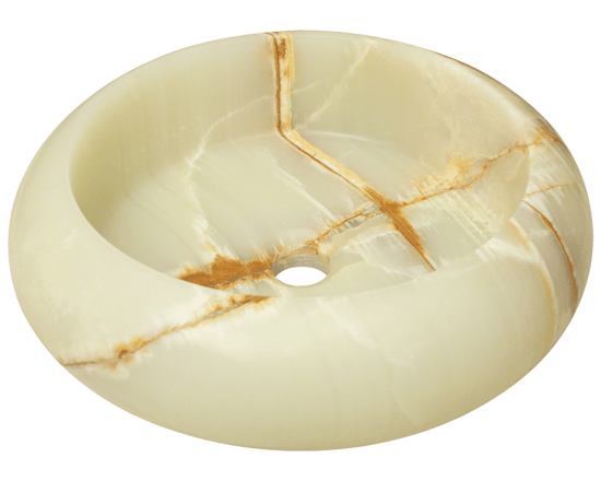 Picture of Bathroom Vessel Sink - White Onyx