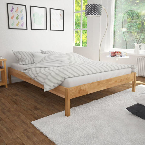Picture of Bed Frame Solid Oak 55 x 78 -Natural