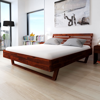 Picture of Bedroom Furniture Wooden Bed Frame Lacquer Finishing - King Size