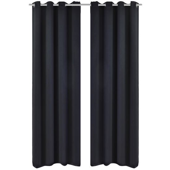 Convenience Boutique / Blackout Curtains with Metal Rings 53" x 96" - 2