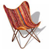 Picture of Butterfly Chair Chindi Fabric Multicolor