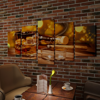 Picture of Canvas Wall Print Set Whiskey and Cigar 79" x 39"