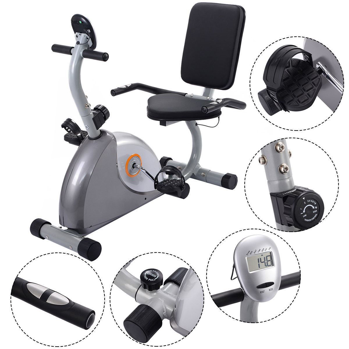 Convenience Boutique / Cardio Stationary Bicycle Recumbent Fitness