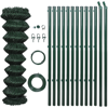Picture of Chain Fence 4' 1" x 49' 2" Green with Posts & All Hardware