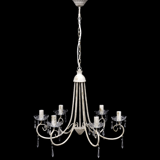 Picture of Chandelier White 22"x18"