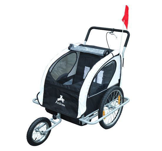 Picture of Child Stroller and Bike Trailer 2 in 1 - Black