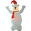 Picture of Christmas Decoration 6' Inflatable Bear Airblown