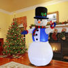 Picture of Christmas Inflatable Snowman Decor Lighted Lawn Yard Outdoor Airblown 5.3 Ft