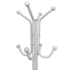 Picture of Coat Rack Hat Stand Organizer Hook Hanger Metal - White