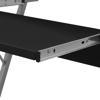 Picture of Computer Desk Pull Out Tray Black Furniture Office Student Table