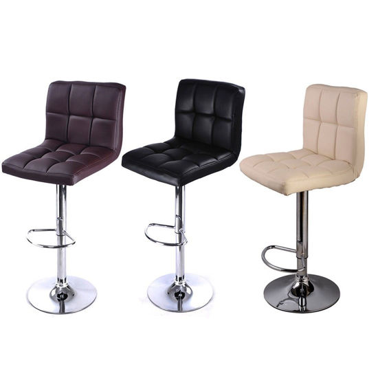 Picture of Dining Bar Stools Adjustable PU Leather - 1 Pcs