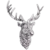 Picture of Deer Head Decoration Wall-Mounted Aluminum Silver