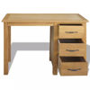 Picture of Office Desk with Drawers - Oak