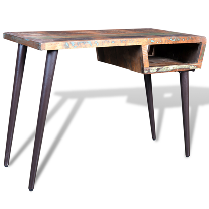 Picture of Desk with Iron Legs - Reclaimed Solid Wood