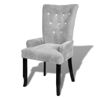 Picture of Dining Armchair - Velvet-Coated Silver
