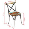Picture of Dining Chairs 4 pcs Solid Reclaimed Wood 20"x20.5"x33"