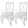 Picture of Dining Chairs Pinewood - 2 pcs White