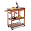 Picture of Dining Rolling Trolley Cart Storage with Drawers