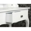 Picture of Dressing table with stool white