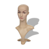 Picture of Female Mannequin Head PE Realistic Wig Heat Window Display