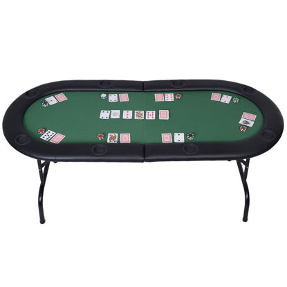 Picture of Foldable Casino Poker Table for 8 Players