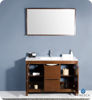 Picture of Fresca Allier 48" Wenge Brown Modern Bathroom Vanity w/ Mirror