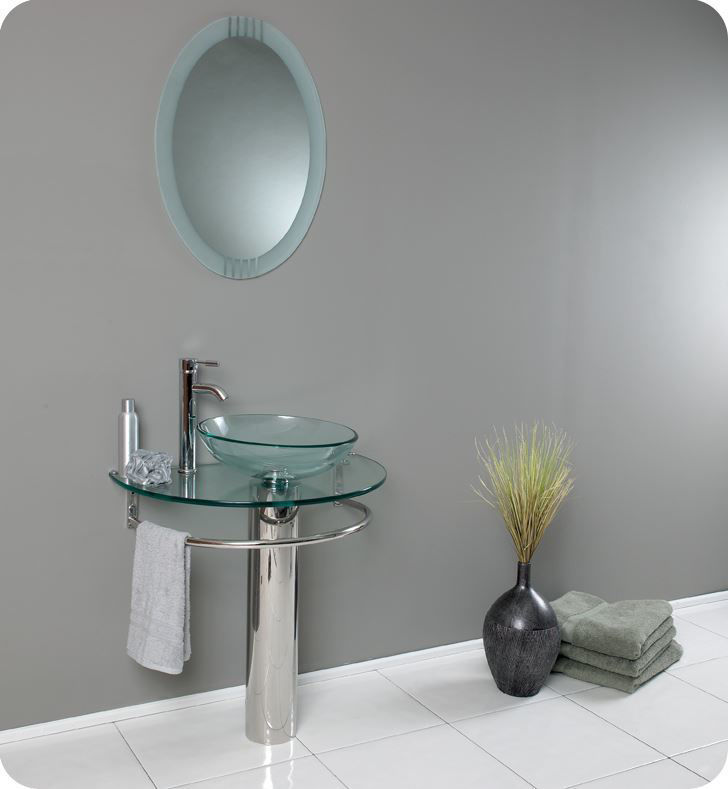 Convenience Boutique / Fresca Attrazione 30" Modern Glass Bathroom