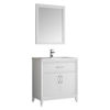 Picture of Fresca Cambridge 30" White Traditional Bathroom Vanity w/ Mirror