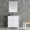 Picture of Fresca Cambridge 30" White Traditional Bathroom Vanity w/ Mirror