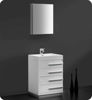 Picture of Fresca Livello 24" White Modern Bathroom Vanity w/ Medicine Cabinet