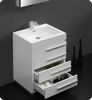 Picture of Fresca Livello 24" White Modern Bathroom Vanity w/ Medicine Cabinet