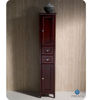 Picture of Fresca Oxford Antique Mahogany Tall Bathroom Linen Cabinet